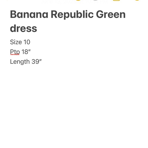 Banana Republic Green Woven Tweed like Dress Size 10 - Picture 10 of 10